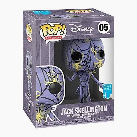 Pop! Disney Jack Skellington vinyl figure packaging on a white background