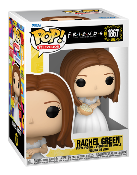 Funko Pop! packaging of Rachel Green from Friends television series