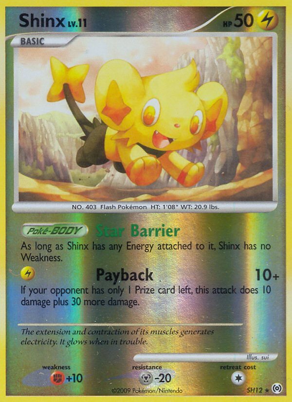 Shinx SH12 Pokémon Arceus (2009) English card — catalogue reference