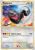 Shiny Rayquaza SL10 Pokémon Call of Legends (2011) English card — catalogue reference