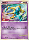 Shiny Deoxys SL1 Pokémon Call of Legends (2011) English card — catalogue reference