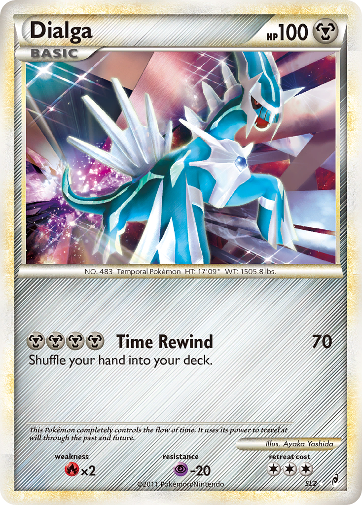 Shiny Dialga SL2 Pokémon Call of Legends (2011) English card — catalogue reference