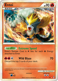 Shiny Entei SL3 Pokémon Call of Legends (2011) English card — catalogue reference