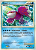 Shiny Kyogre SL6 Pokémon Call of Legends (2011) English card — catalogue reference