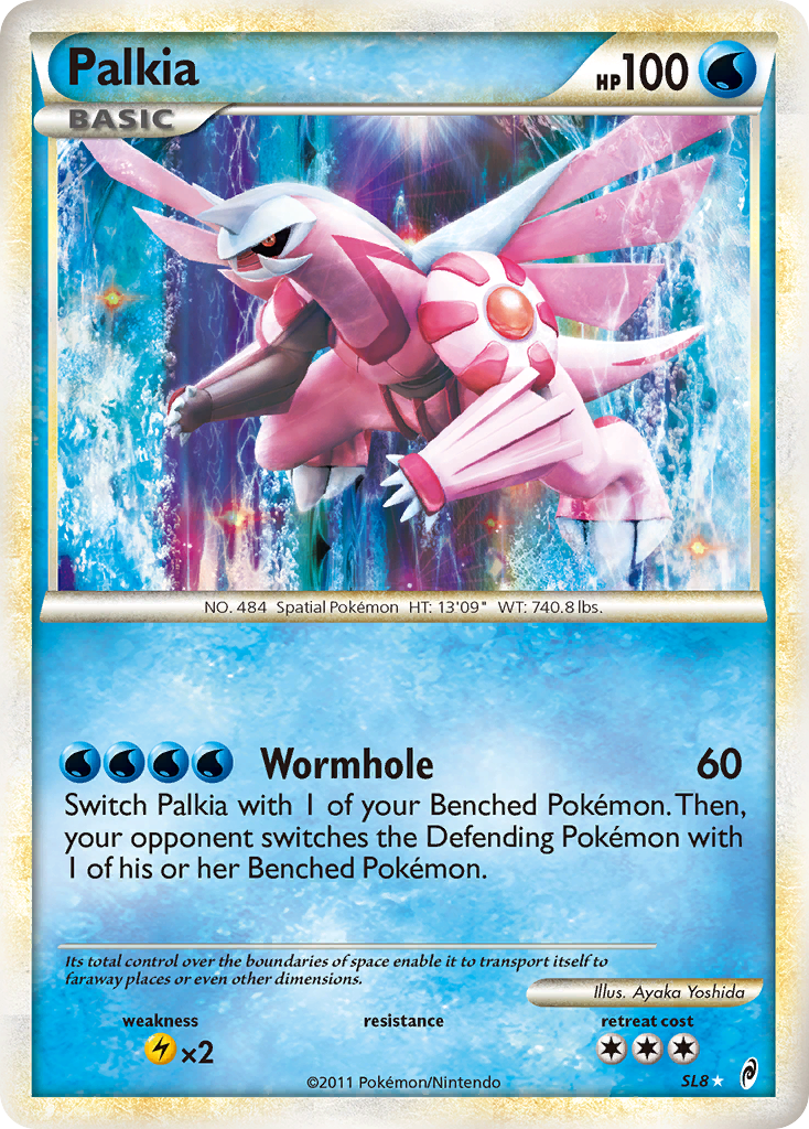 Shiny Palkia SL8 Pokémon Call of Legends (2011) English card — catalogue reference