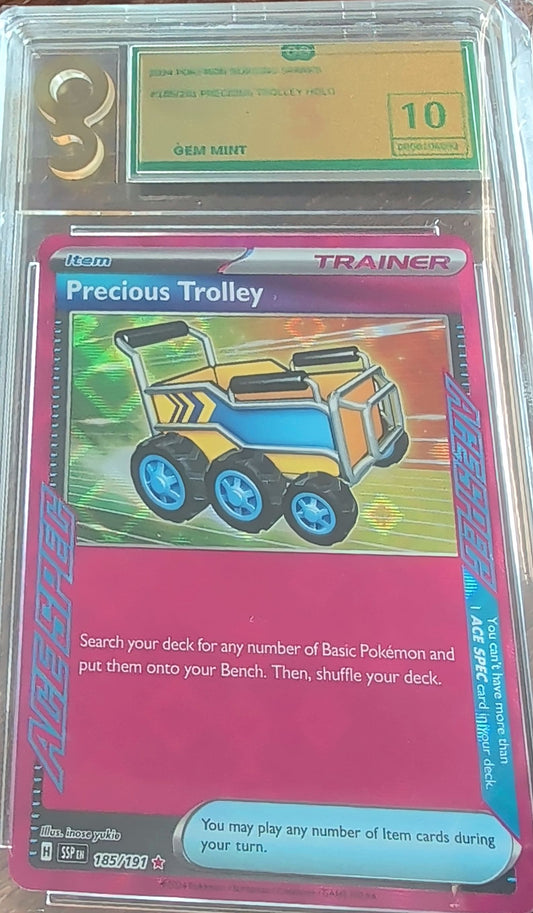 Pokemon Precious Trolley Mega Evolution Only Graded 10