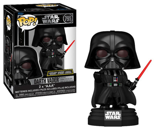 Darth Vader Pop! vinyl figure with packaging on a white background