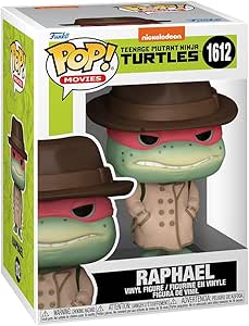 Teenage Mutant Ninja Turtles POP! Movies  Vinyl Figure Raphael w/Coat & Hat 9 cm