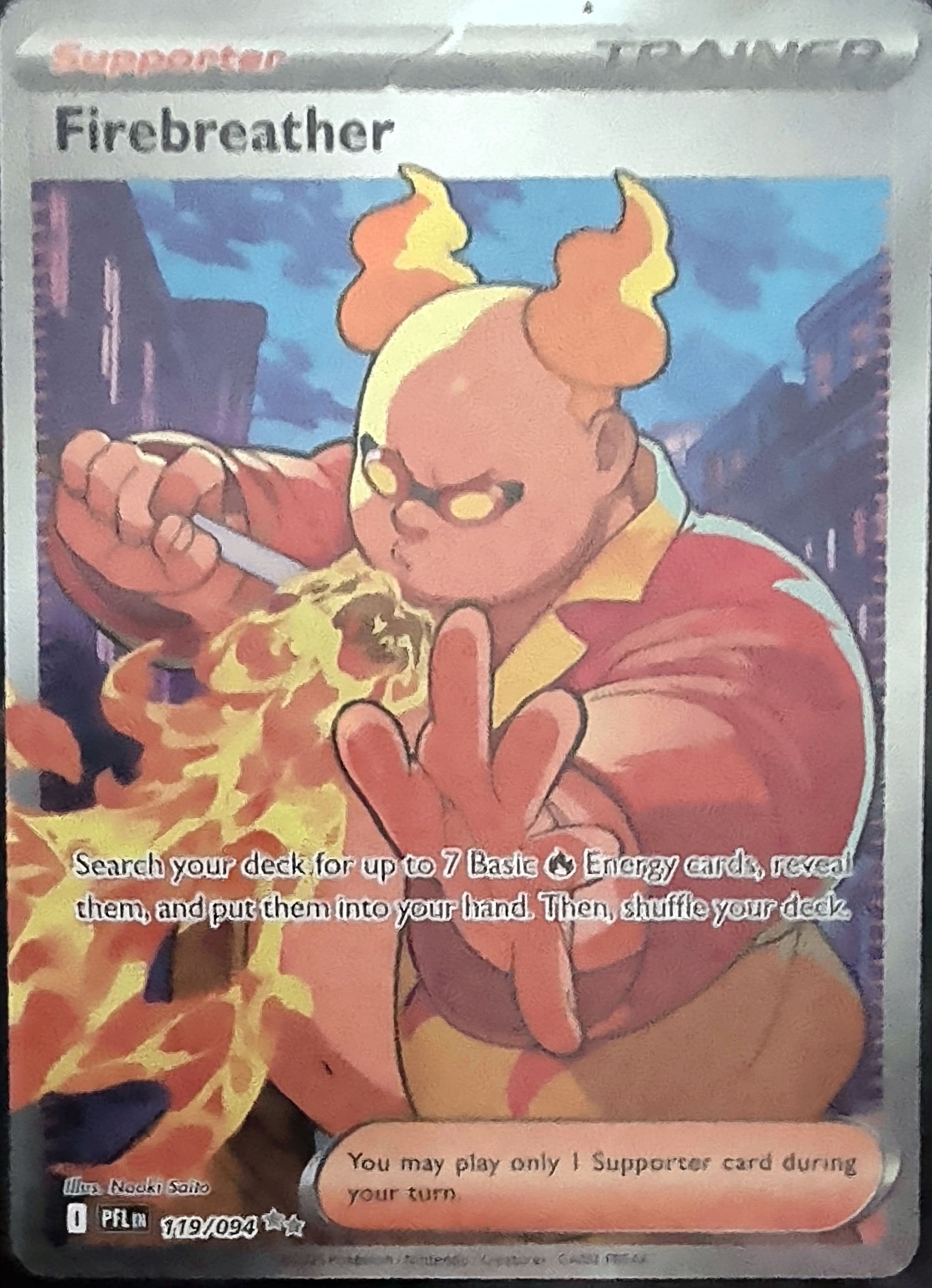 Firebreather Ultra Rare ME02: Phantasmal Flames 119/094 MP