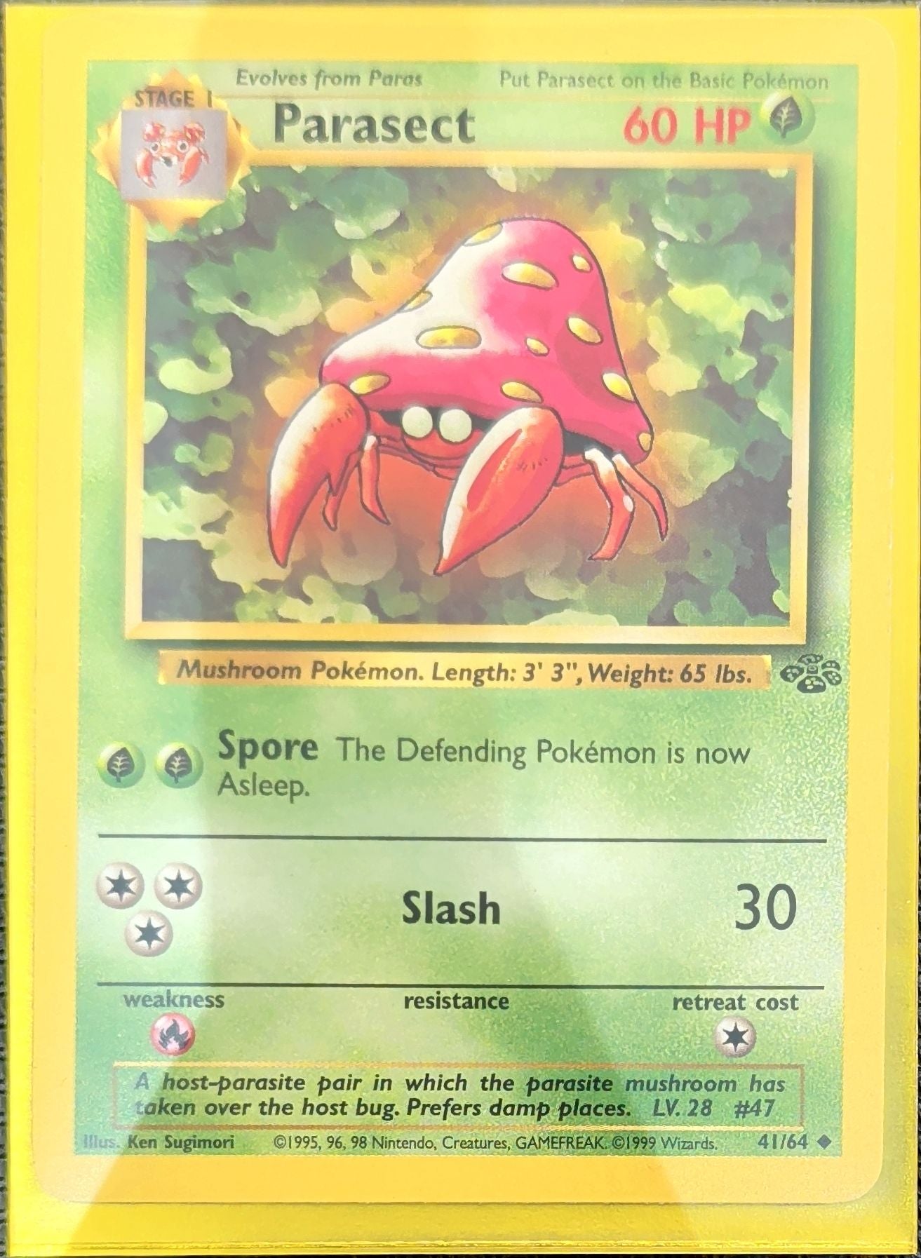 Parasect Uncommon Jungle 41/64 MP