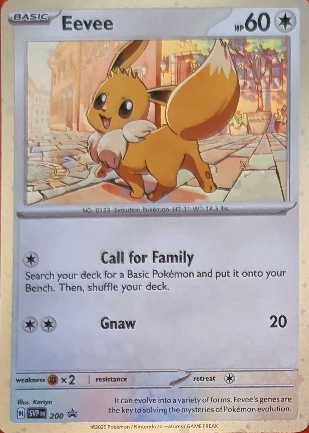 Eevee - 200 (Cosmos Holo) Promo SV: Scarlet & Violet Promo Cards SVP 200 MP