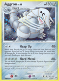 Aggron 1/123 Pokémon Mysterious Treasures (2007) English card — catalogue reference