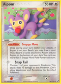 Aipom 34/115 Pokémon EX Unseen Forces (2005) English card — catalogue reference