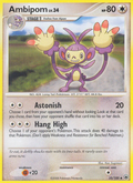 Ambipom 35/100 Pokémon Majestic Dawn (2008) English card — catalogue reference