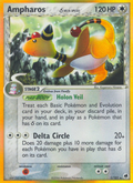 Ampharos δ 1/101 Pokémon EX Dragon Frontiers (2006) English card — catalogue reference
