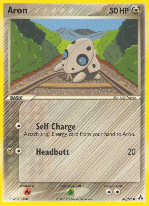 Aron 48/92 Pokémon EX Legend Maker (2006) English card — catalogue reference