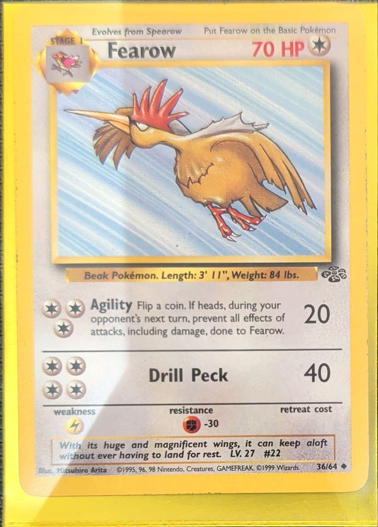 Fearow Uncommon Jungle 36/64 MP