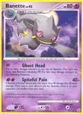 Banette 23/132 Pokémon Secret Wonders (2007) English card — catalogue reference