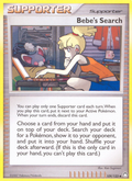 Bebe's Search 109/123 Pokémon Mysterious Treasures (2007) English card — catalogue reference