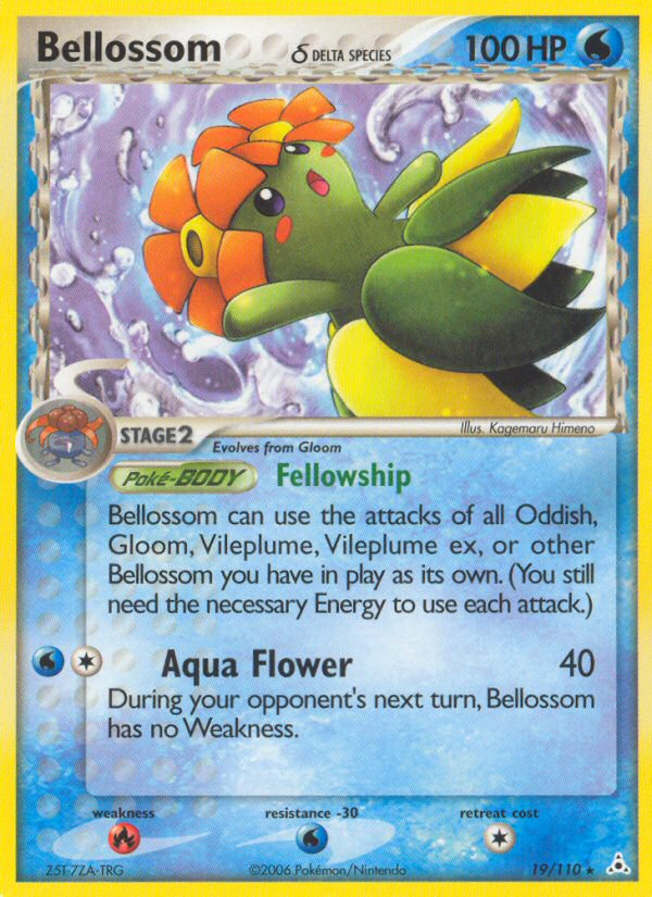 Bellossom δ 19/110 Pokémon EX Holon Phantoms (2006) English card — catalogue reference