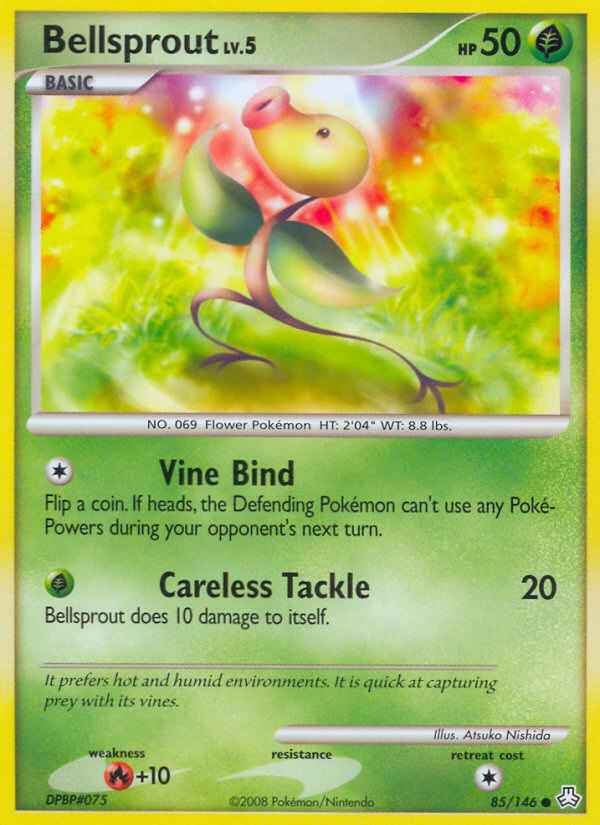 Bellsprout 85/146 Pokémon Legends Awakened (2008) English card — catalogue reference