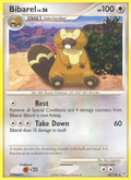 Bibarel 20/130 Pokémon Diamond & Pearl (2007) English card — catalogue reference