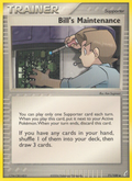 Bill's Maintenance 71/100 Pokémon EX Crystal Guardians (2006) English card — catalogue reference