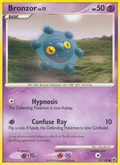 Bronzor 52/100 Pokémon Majestic Dawn (2008) English card — catalogue reference