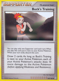 Buck's Training 130/146 Pokémon Legends Awakened (2008) English card — catalogue reference
