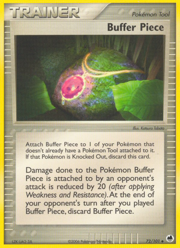 Buffer Piece 72/101 Pokémon EX Dragon Frontiers (2006) English card — catalogue reference