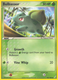 Bulbasaur 46/100 Pokémon EX Crystal Guardians (2006) English card — catalogue reference