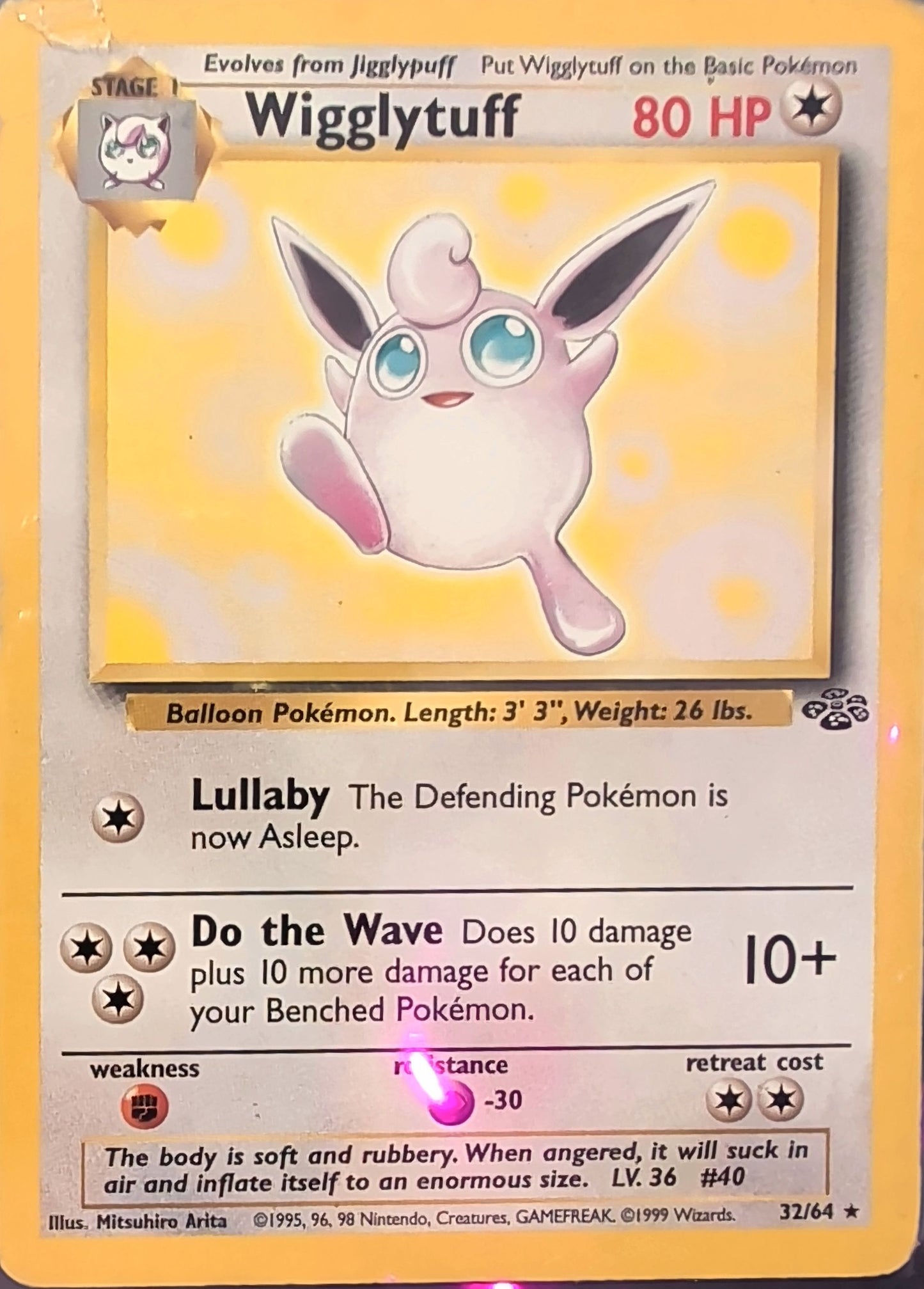 Wigglytuff (32) Rare Jungle 32/64 MP