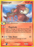 Camerupt 36/110 Pokémon EX Holon Phantoms (2006) English card — catalogue reference