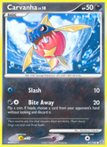 Carvanha 81/132 Pokémon Secret Wonders (2007) English card — catalogue reference