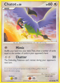 Chatot 55/100 Pokémon Majestic Dawn (2008) English card — catalogue reference