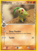 Chikorita δ 44/101 Pokémon EX Dragon Frontiers (2006) English card — catalogue reference