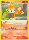 Chimchar 57/100 Pokémon Majestic Dawn (2008) English card — catalogue reference