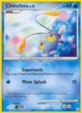 Chinchou 87/146 Pokémon Legends Awakened (2008) English card — catalogue reference