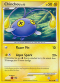 Chinchou 88/146 Pokémon Legends Awakened (2008) English card — catalogue reference