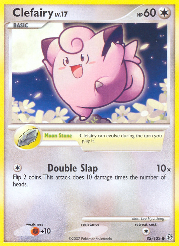 Clefairy 83/132 Pokémon Secret Wonders (2007) English card — catalogue reference