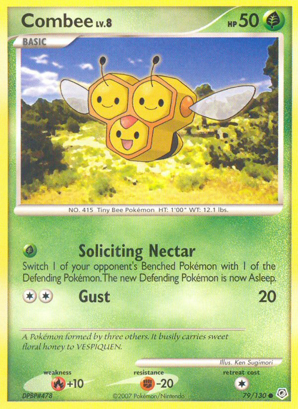 Combee 79/130 Pokémon Diamond & Pearl (2007) English card — catalogue reference