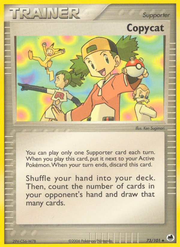 Copycat 73/101 Pokémon EX Dragon Frontiers (2006) English card — catalogue reference