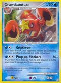 Crawdaunt 22/146 Pokémon Legends Awakened (2008) English card — catalogue reference