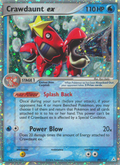 Crawdaunt ex 99/110 Pokémon EX Holon Phantoms (2006) English card — catalogue reference