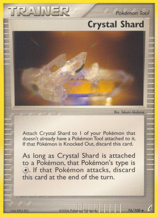 Crystal Shard 76/100 Pokémon EX Crystal Guardians (2006) English card — catalogue reference