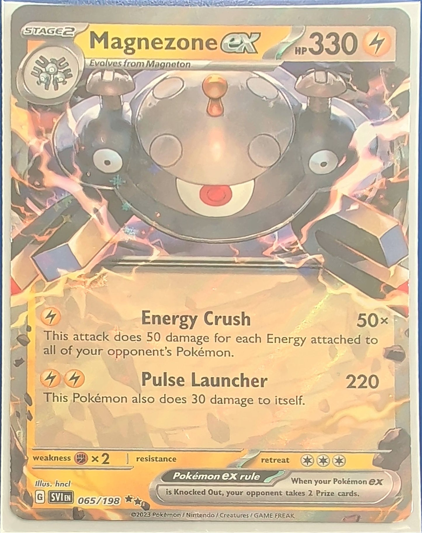 Magnezone ex Double Rare Prize Pack Series Cards 065/198 MP