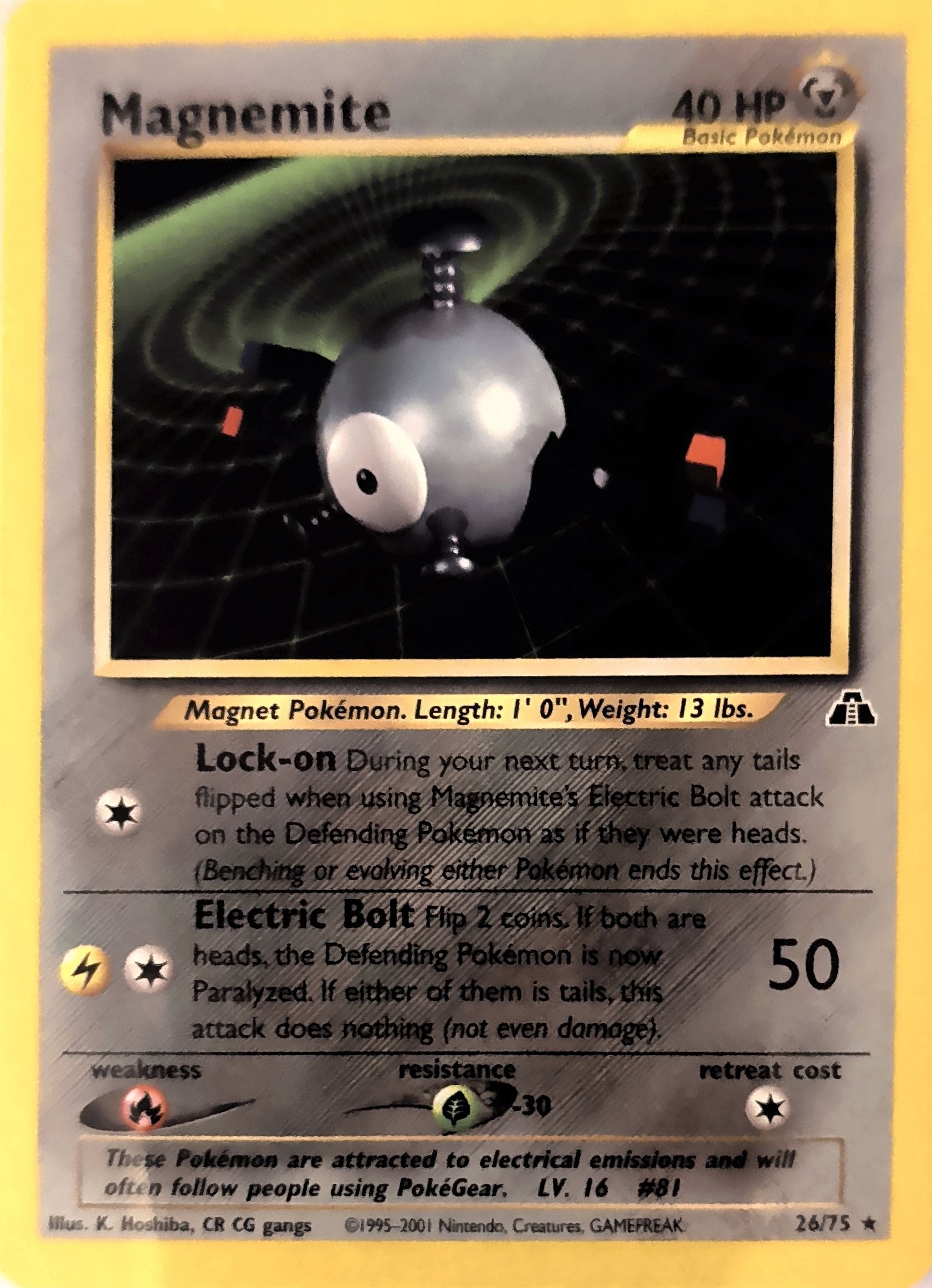 Magnemite () Rare Neo Discovery 26 MP