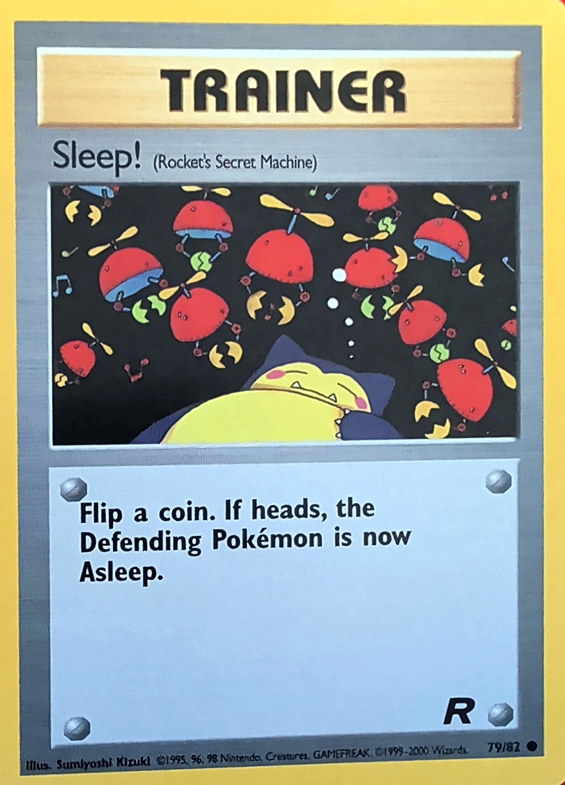 Sleep! (Rocket's Secret Machine) Common Team Rocket 79/82 MP