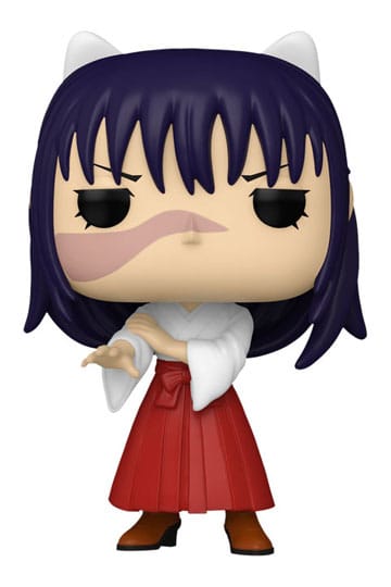 Funko Pop! vinyl figure of an anime character with dark hair and red outfit on a white background