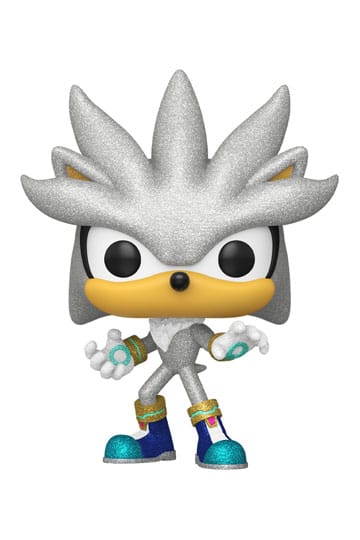 Sonic The Hedgehog POP! Games Vinyl Figure Silver The Hedgehog (FL) 9 cm
